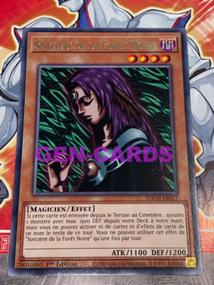 Yu Gi Oh Karte Schwarzwaldhexe TOCH-FR027