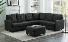 Modular Sectional Sofa DLY Couch Modern Fabric Upholstered Sofa Living Room