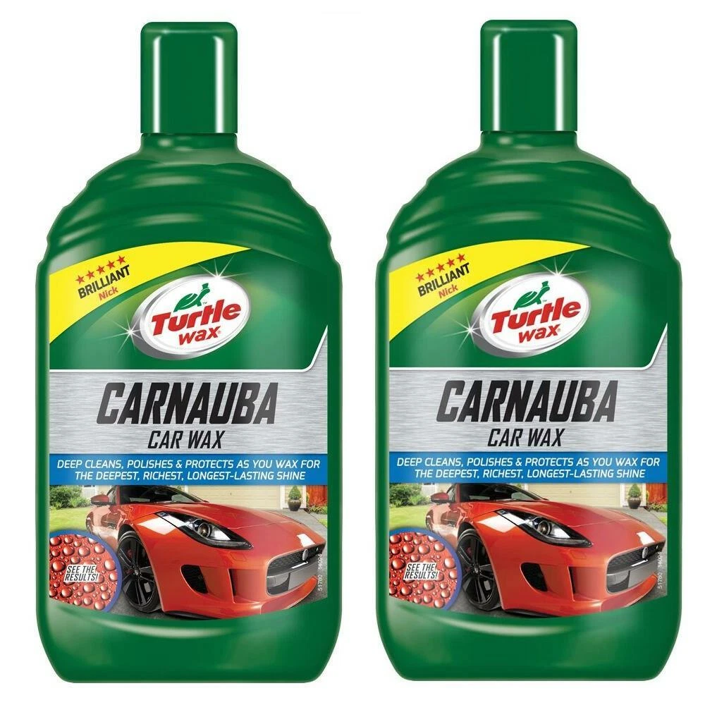 Turtle Wax Carnauba Car Wax 2 x 500ml