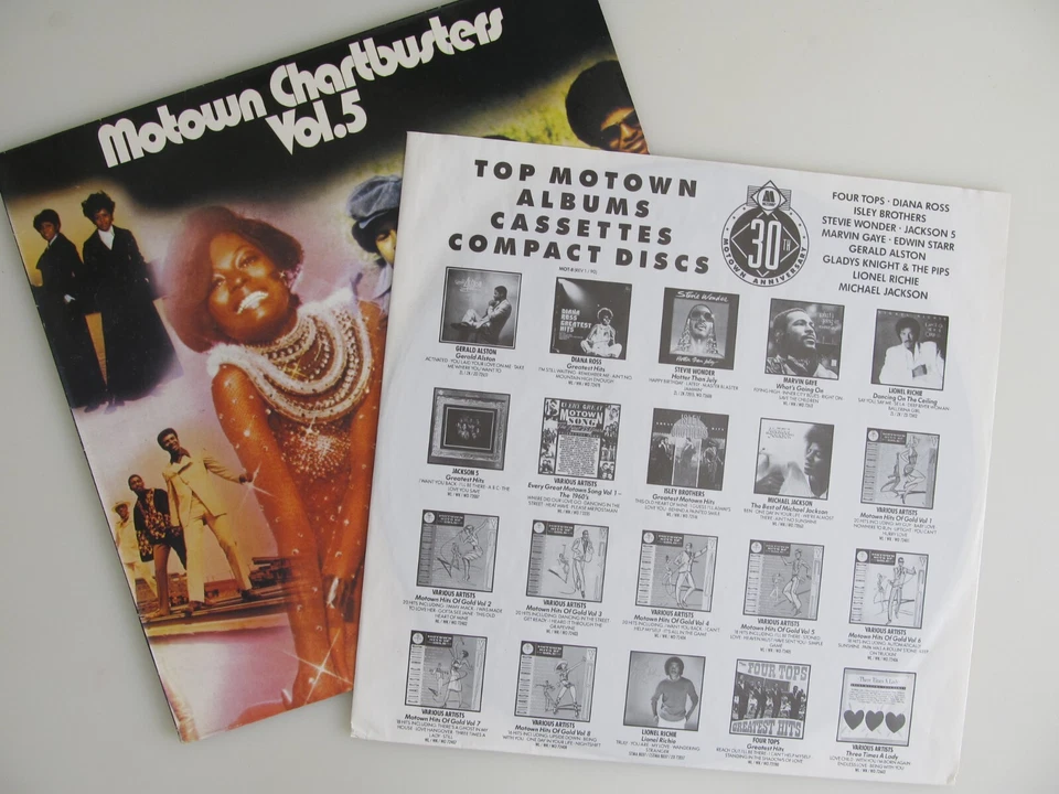 Various – Motown Chartbusters Vol. 5 LP Vinyl Soul Funk DE 1971 NM cleaned ois - Bild 3 von 3