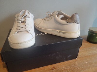 COACH　コーチ　クリップレザーロートップ　 スニーカーG4966 COACH Clip Low Top Sneaker Shoe's Signature Leather G4966