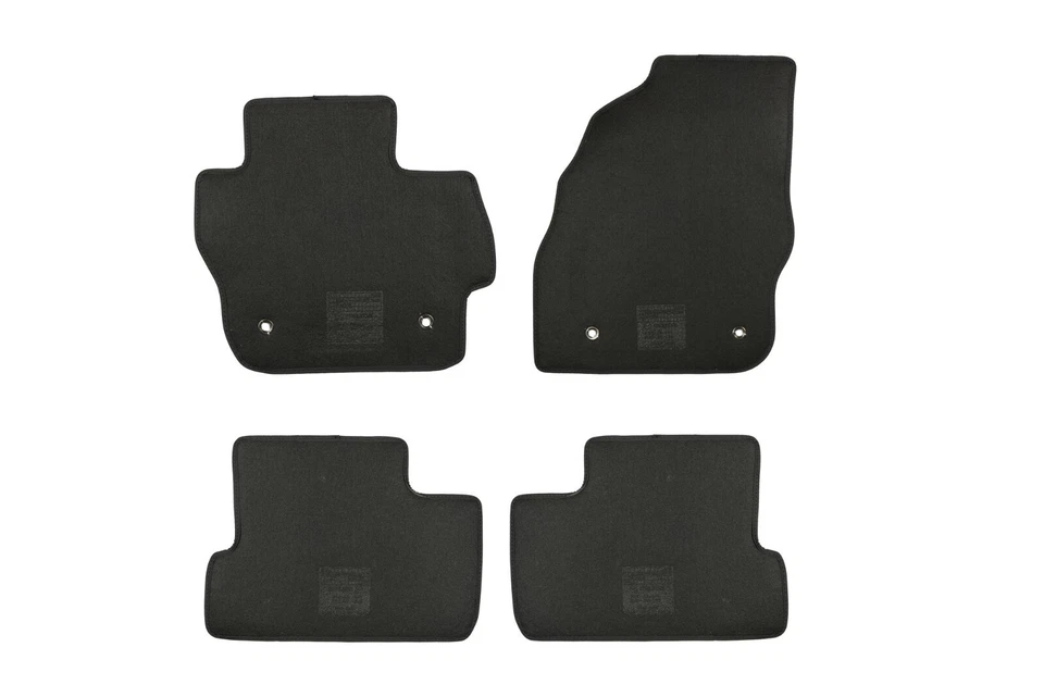 Juego de alfombrillas negras Mazda 3 con logotipo 0000-8B-L65 OEM genuinas nuevas Foto 3 de 4