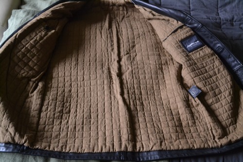Men's leatherman Jacket 100% Real Leather Man Classic Coat - Picture 4 of 7