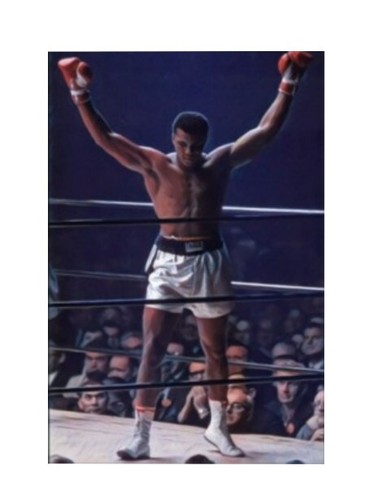 Classic Sports Prints - Muhammad Ali Boxing - Huge - Ready2Hang - Canvas Print - Picture 5 of 5
