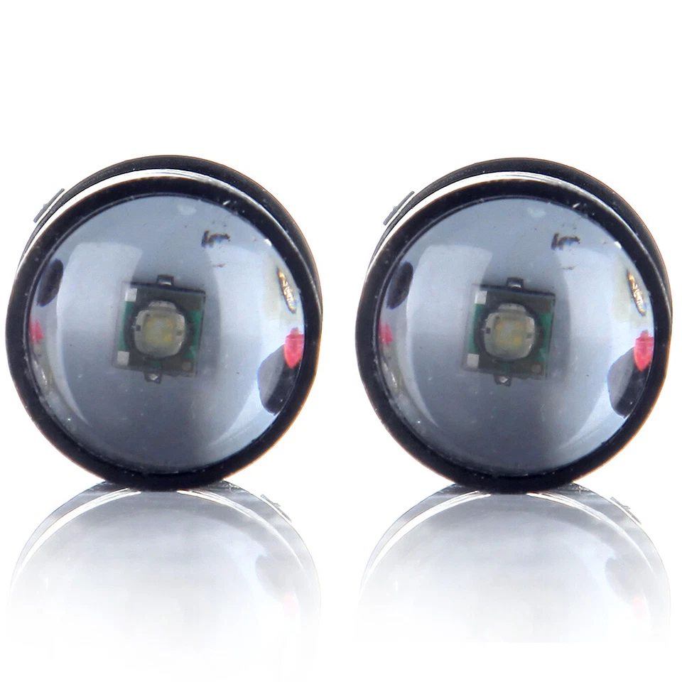 2pcs 6000K 12SMD 3157 4114 LED Projector DRL Brake Reverse Light Bulbs - Image 3 of 4