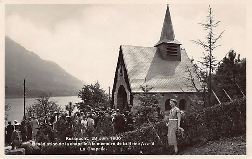 Schweiz - KUSSNACHT (SZ) 28. Juni 1936 - Einweihung der Kapelle zum Gedenken an - Bild 1 von 2