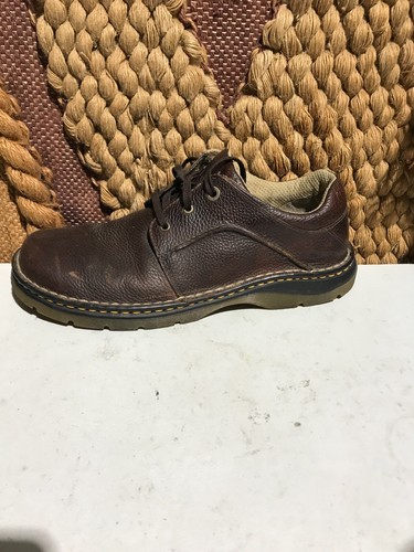 Dr Martens Mens Brown Pebbled Leather Lace Up Casual Oxford Shoes US Men Size 12 - Picture 2 of 8
