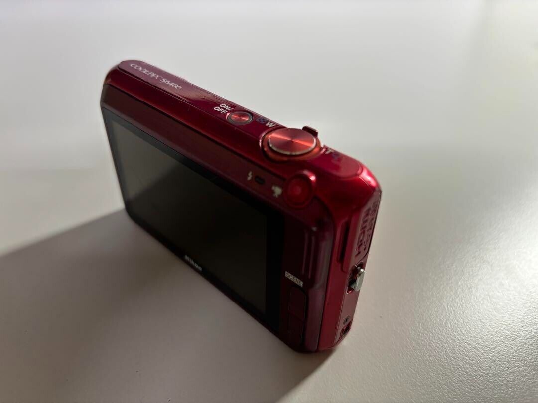 Nikon COOLPIX S6400 Digital Camera red Touch Panel Optical Nikon COOLPIX S6400 Digital Camera red Touch Panel Optical