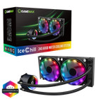 Game Max Ice Chill 240mm ARGB LED AIO Water Cooler CPU Liquid Cooling System Kit