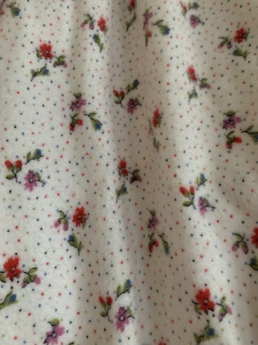 Vintage Tommies Pajama Top Small Soft Cozy Flannel Floral Granny Polka Dots - Picture 4 of 12
