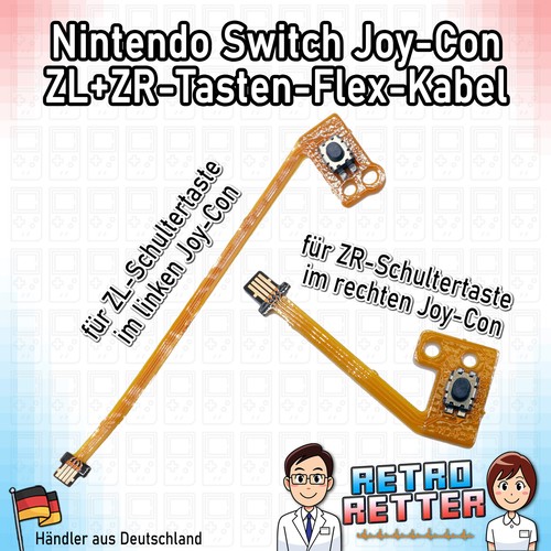 ZL+ZR Flex-Kabel Links+Rechts Nintendo Switch Joy-Con Controller Schulter Taste - Bild 1 von 2