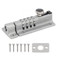 Combination Safety Slide Latch Lock Password Setting for Sheds Gates Cupboards