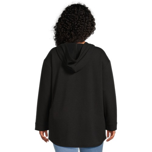 Terra & Sky Women's Plus Size Pull Over Hoodie - Picture 7 of 14