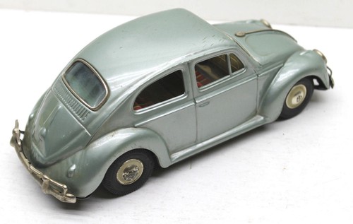 Vintage 1960s Japan Tin Friction VW Volkswagen 8" Bug Litho Interior! Beetle - Picture 5 of 6