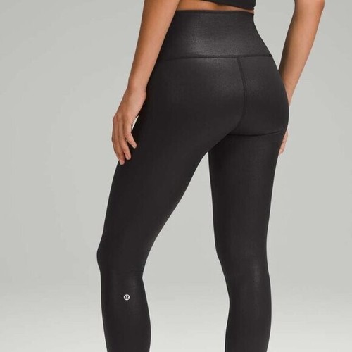 Lululemon Wunder Train High-Rise Tight Radiate Foil Black sz 2 NEW 2023 - Picture 6 of 6
