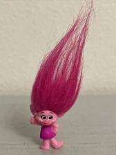 TROLL PINK HAIR POPPY 1.5” ACTION FIGURE TOY (PRE-OWNED)