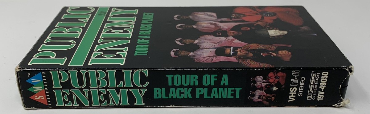 ミュージック Public enemy vhs tape Public Enemy Tour Of A Black Planet VHS RAP HIP HOP DEF JAM