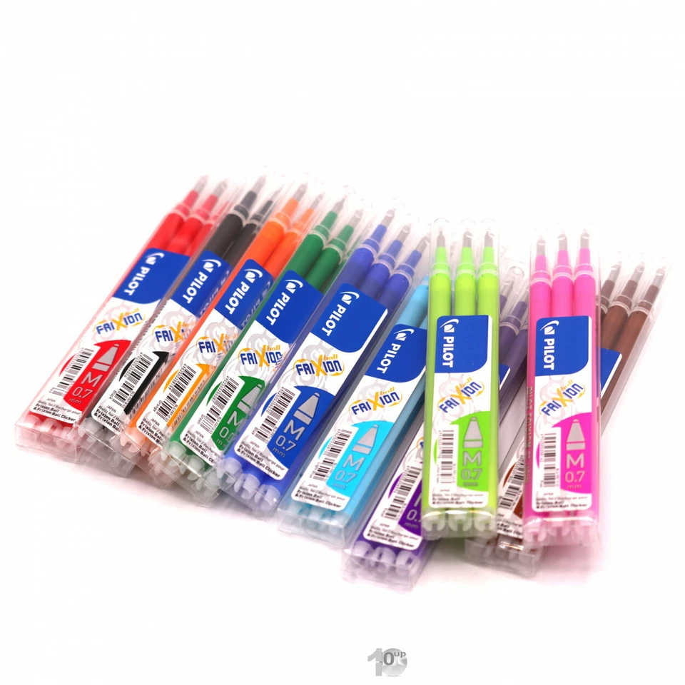 Pilot 3er Pack Ersatzmine Frixion Ball BLS-FR7 verschidene Farben zur Auswahl