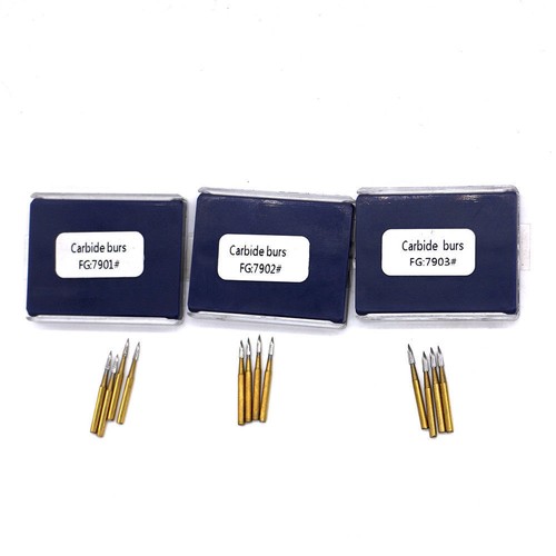10 Pcs Dental Carbide Steel Trimming Finishing Burs Tungsten Bur FG Handpiece - Afbeelding 4 van 193