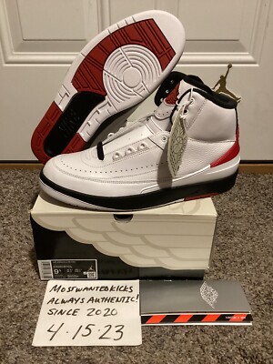 DS 2022 Nike Air Jordan Retro 2 OG Chicago Men's Sz 9.5 | eBay