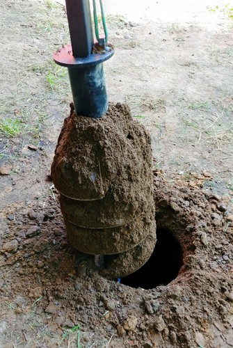 PWSAM Handbohrersystem Brunnen Erdbohrer 4 - 7 Zoll 9-55 Fuß + BAILER - Bild 7 von 15