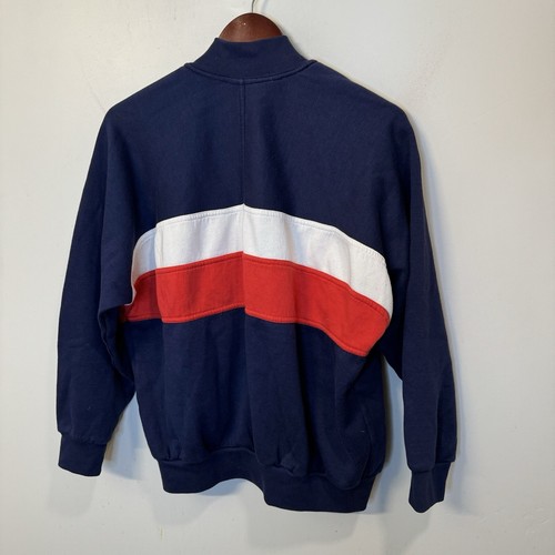 Vtg ADIDAS 80s Zip Up Sweater Sweatshirt Jacket Medium Large See Measurements - Picture 4 of 4