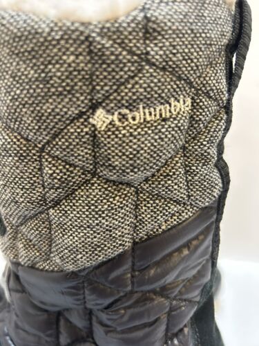 Columbia Boots Women’s US 10 Summit Quilted Waterproof Black & Gray Winter Tall - Picture 7 of 12