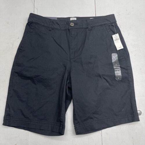 Gap Black 9"" Downtown khaki Bermuda Shorts Damen Größe 6 Mängel