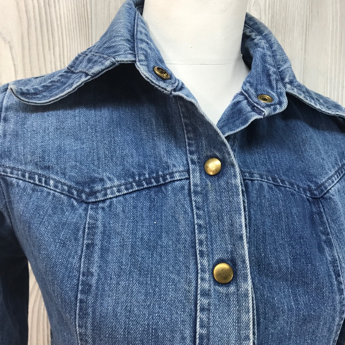 High Street Zip Up Vintage Clothes Patchwork Contrast Color Jean Jacket  Large Size Retro Pattern Baggy Denim Jacket Casual Top