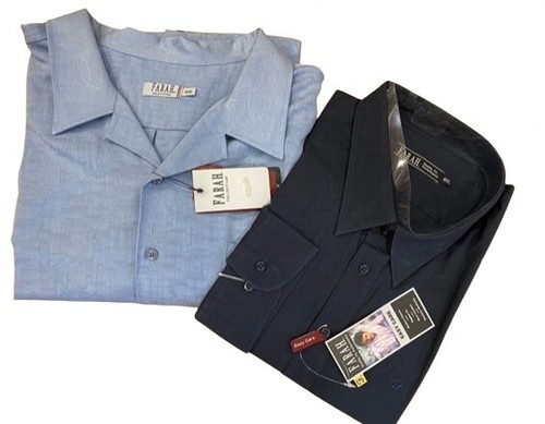 Farah® Bundle - 2 Shirts - Short & Long Sleeve 4XL + PTP 32” COMBINED SRP £90 - Afbeelding 1 van 1