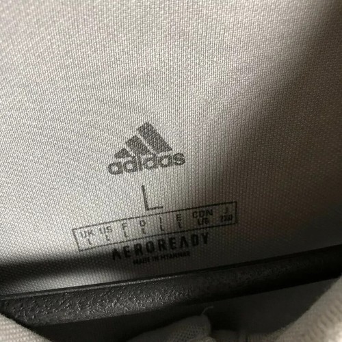 Maglietta da allenamento Leicester City polo calcio camicia grigia Adidas da uomo taglia L - Foto 10 di 12