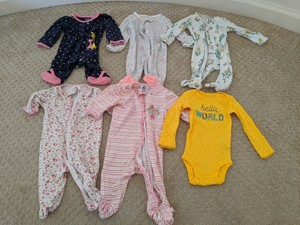 baby girl sleepers