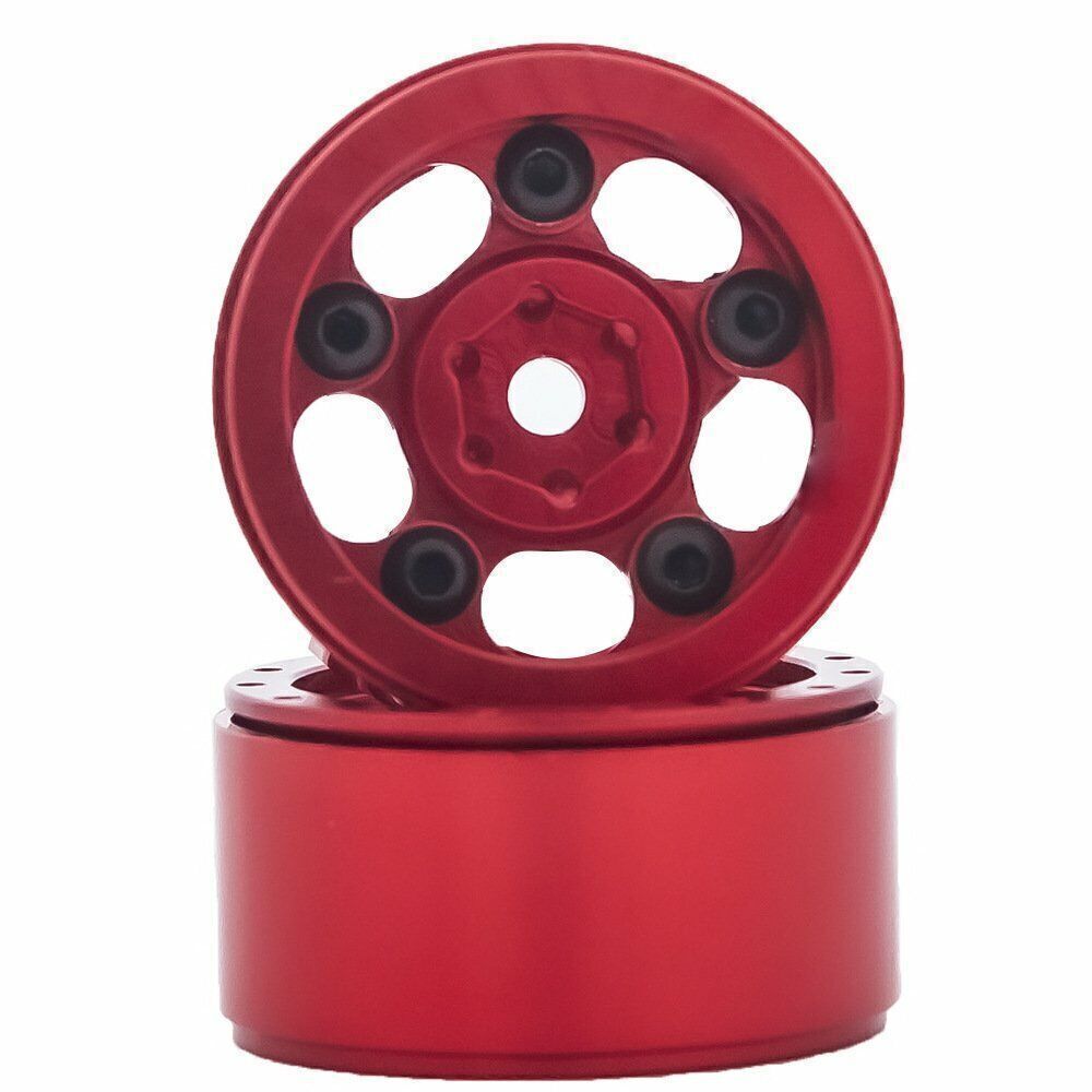 Aluminum Beadlock Wheel Rim Hubs For 1/24 Axial SCX24 90081 RC Upgrade ...