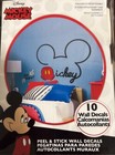 NEW Mickey Mouse "Oh Boy" 10 Peel & Stick Wall Decals Stickers
