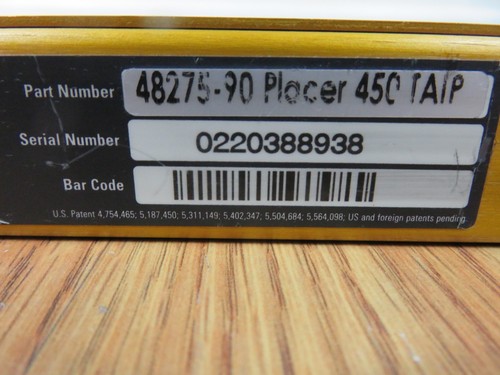 Trimble Placer GPS 450 TAIP Mobile GPS Unit , p/n 48275-90 - Picture 4 of 4