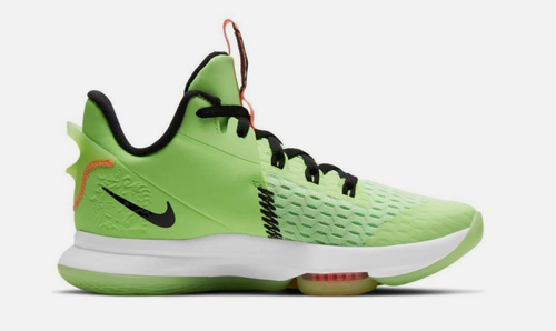 CQ9380-300 Nike Lebron Witness V Volt Grün Herren Basketball Turnschuhe - Picture 7 of 8