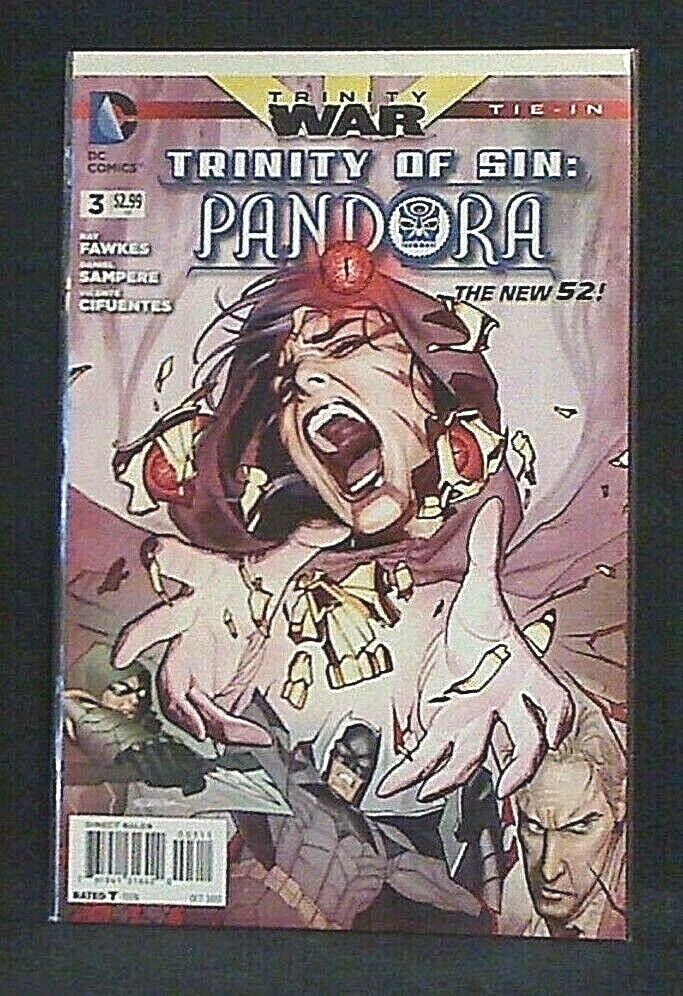 DC Trinity of Sin:  Pandora #3 Trinity War The New 52!  Ryan Sook Cover 
