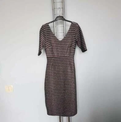 Damen KING LOUIE Mehrfarbig / Schwarz Dress Kleider Langarm  Gr. XS RRP 99€ - Bild 1 von 4
