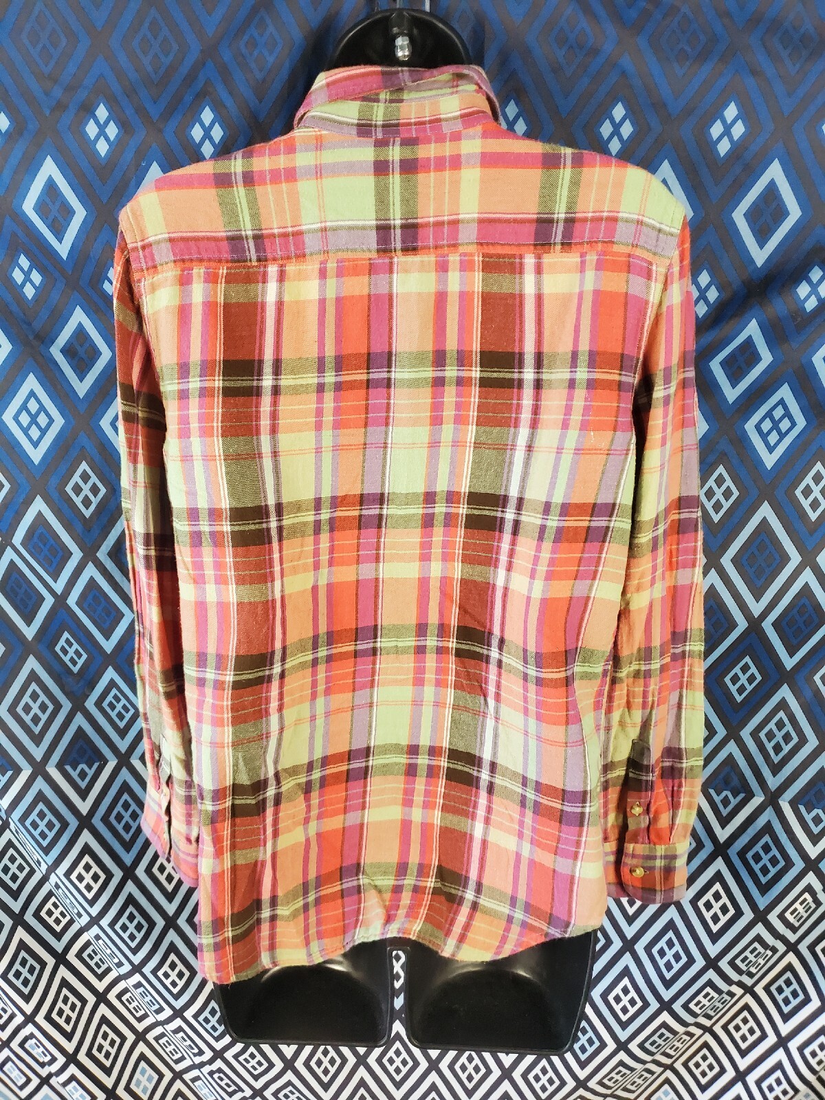 Chaps Multicolored Medium Plaid Button-up Women C… - image 6
