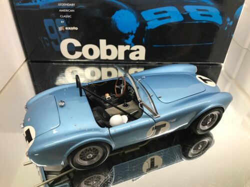 EXOTO 18124 AC COBRA 260 SHELBY DRIVING SCHOOL -BLUE 1:18- HIGH QUALITY IN BOX - Imagen 11 de 14