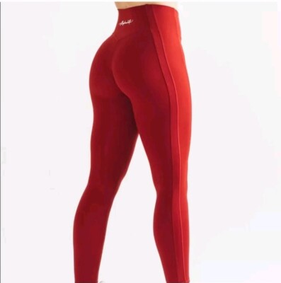 Alphalete Kinetic Pulse Red Leggings