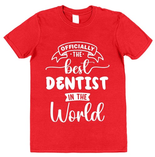 Personalised Best Dentist T-Shirt Gift for Dental Surgeon Orthodontist Custom - Picture 10 of 20
