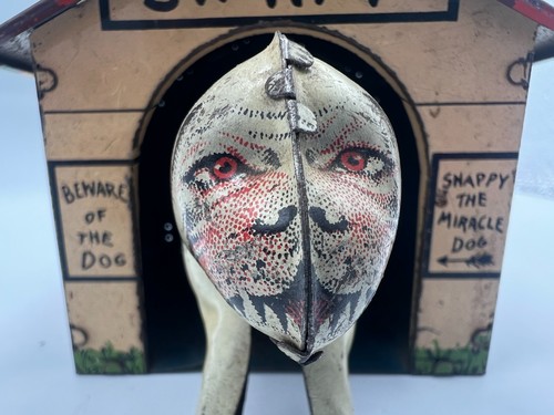 Antique Louis Marx SNAPPY The Miracle Dog & House Tin Steel Litho Toy 1931 - Picture 9 of 11