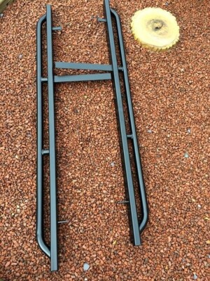 land rover defender 110 43mm rock sliders/tree sliders