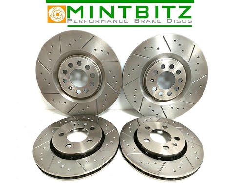 BMW 3 Series E90 325i 03/05- Dimpled Grooved Front Rear Brake Discs Pads - Bild 2 von 8
