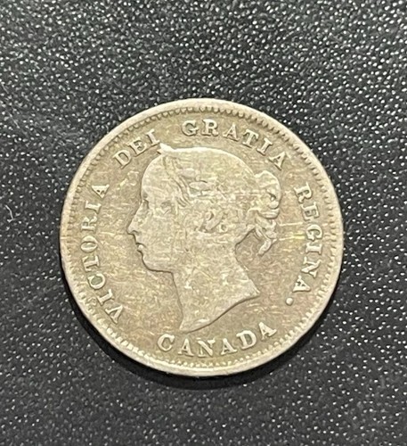 Rare Canada 1887 Silver 5 cents