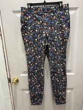 New TimeAndTru Women's Fashion Jegging Pants Fitted Stretch. Size L 12-14 .Cute 
