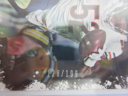 2019 Panini Black Friday NFL Khalil Mack Silver Holo Prizm Lava Wave 128/199 - Picture 3 of 4