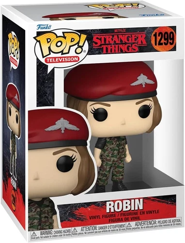 New Funko POP! - Stranger Things (Season 4) Vinyl Figure -ROBIN #1299 Hunter