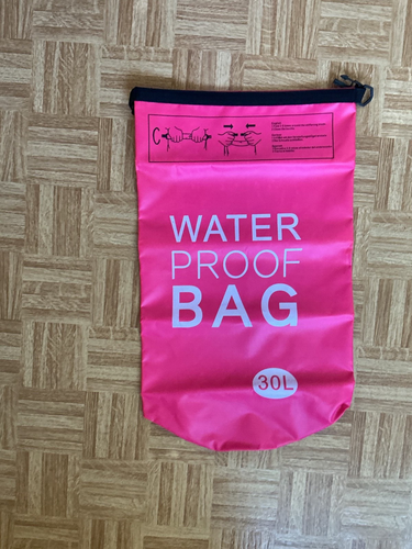 Seesack wasserdichte Tasche Rucksack 30 Liter pink - Neu